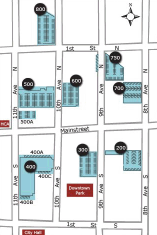 Downtown Public Parking Map (Large)